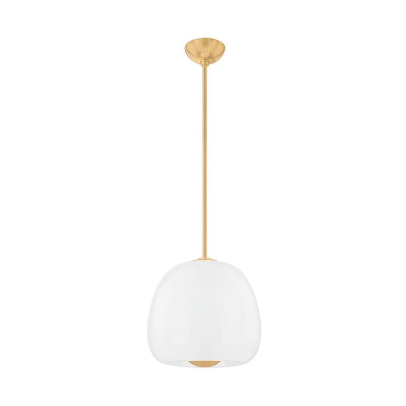 Hudson Valley 3015-AGB LED Pendant, Aged Brass