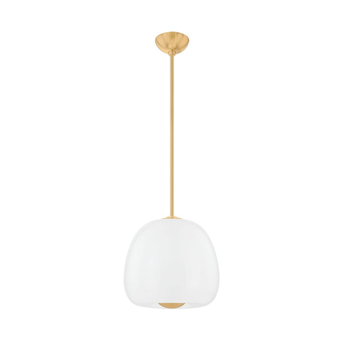 Hudson Valley 3015-AGB LED Pendant, Aged Brass