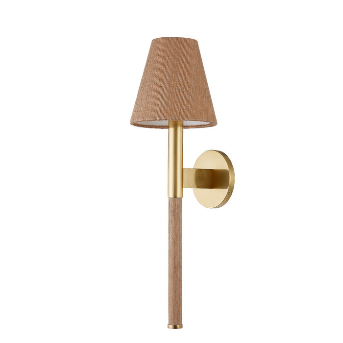Hudson Valley 3420-AGB One Light Wall Sconce, Aged Brass