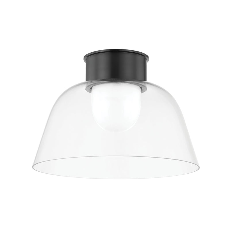 Hudson Valley 3514-DB One Light Flush Mount, Distressed Bronze