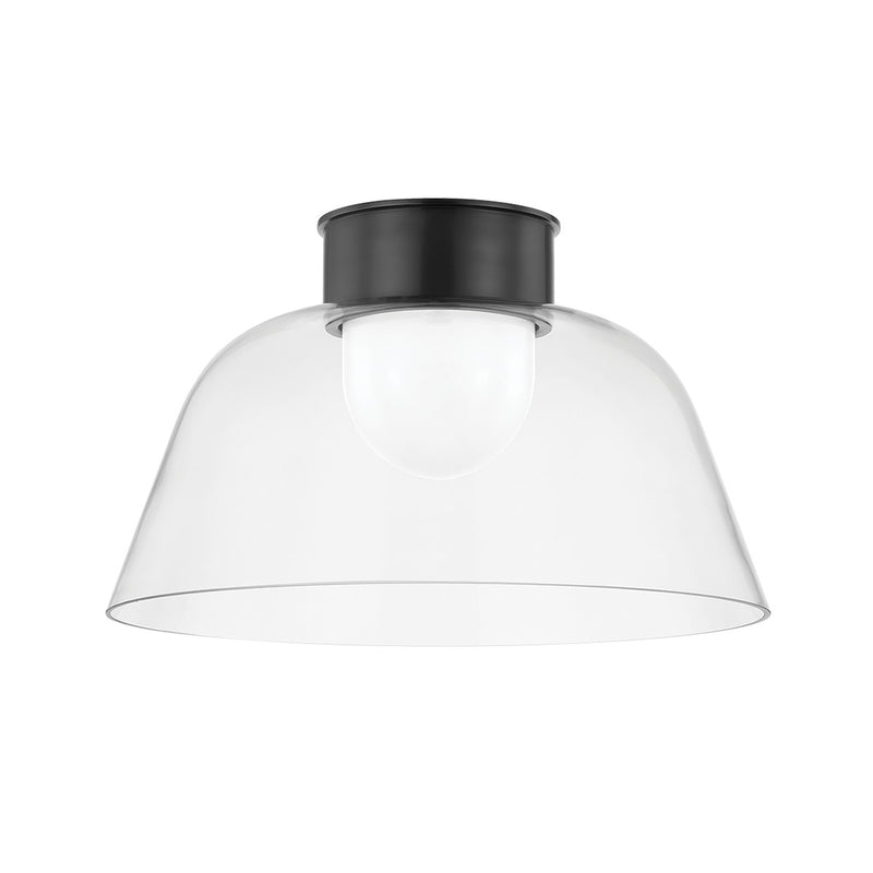 Hudson Valley 3520-DB One Light Flush Mount, Distressed Bronze