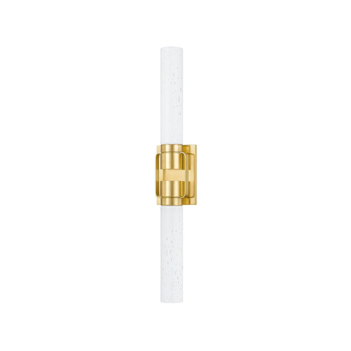 Hudson Valley 3726-AGB Two Light Wall Sconce, Aged Brass