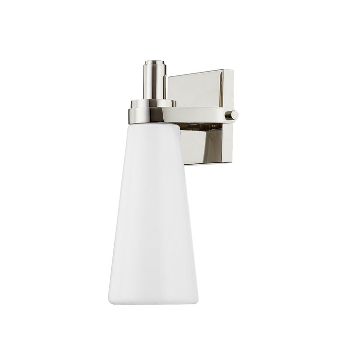 Hudson Valley 4221-PN One Light Wall Sconce, Polished Nickel