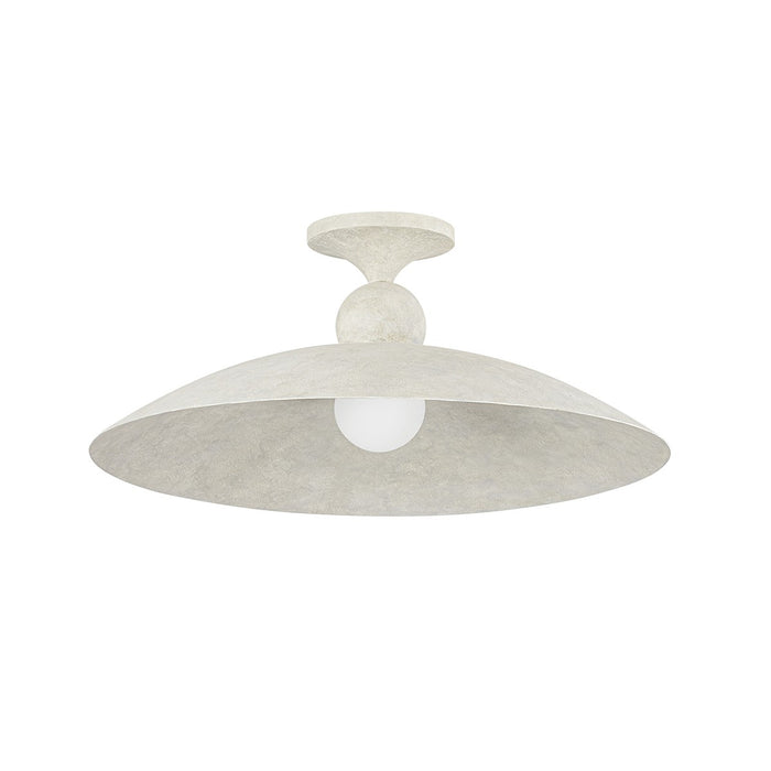 Hudson Valley 4320-LWP One Light Flush Mount, Limewash Plaster