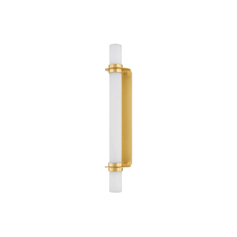 Hudson Valley 5528-AGB LED Wall Sconce, Aged Brass