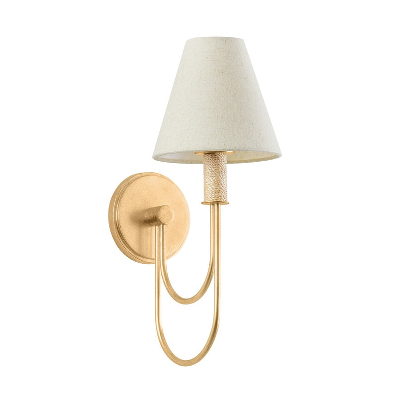 Hudson Valley 5716-VGL One Light Wall Sconce, Vintage Gold Leaf