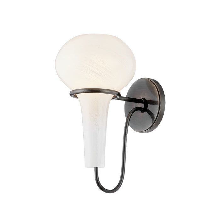 Hudson Valley 5813-BLNK One Light Wall Sconce, Black Nickel