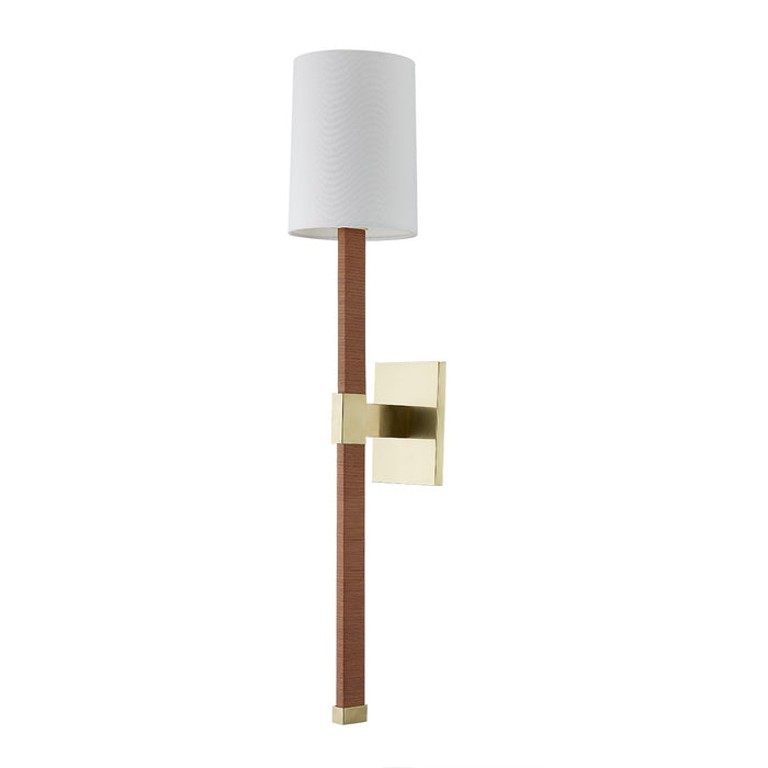 Hudson Valley 6130-AGB One Light Wall Sconce, Aged Brass