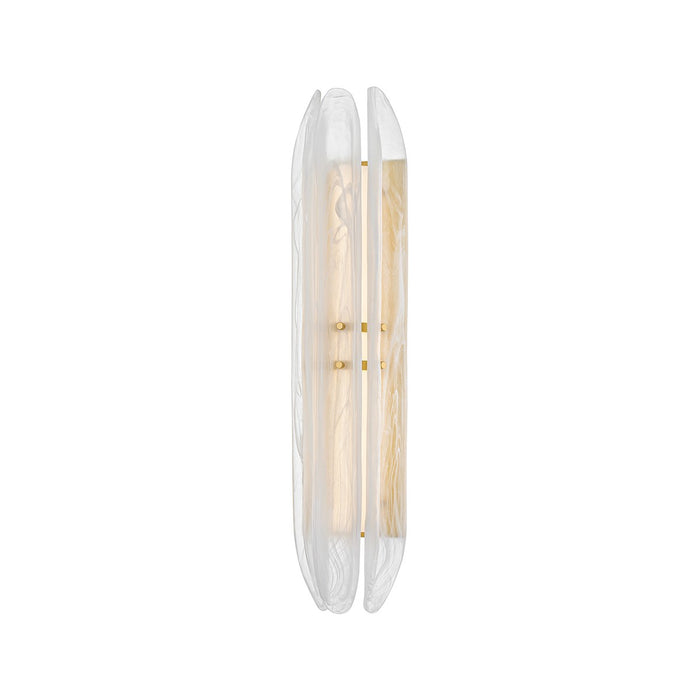 Hudson Valley 6822-AGB LED Wall Sconce, Aged Brass