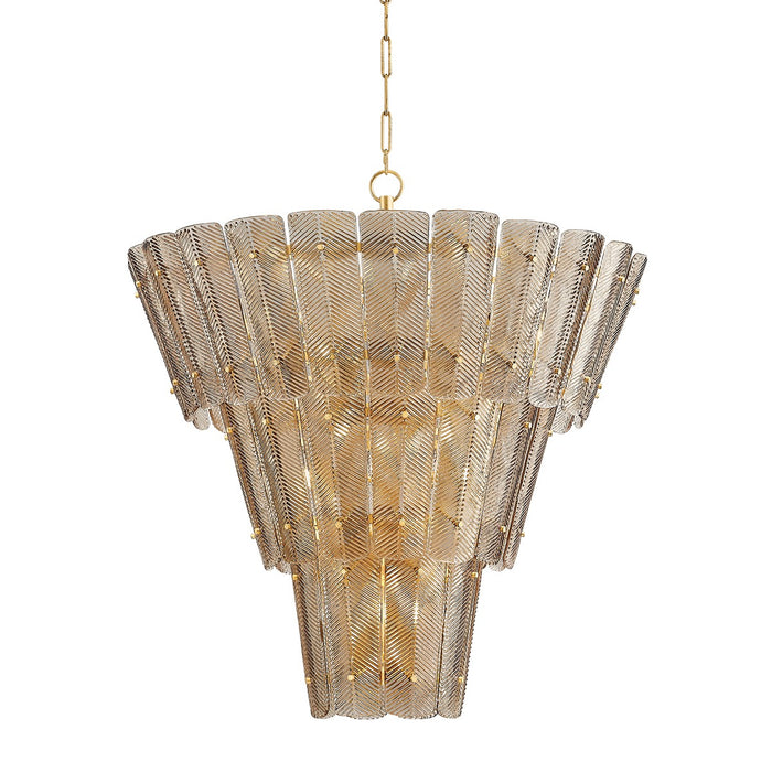 Hudson Valley 7918-VGL 18 Light Chandelier, Vintage Gold Leaf