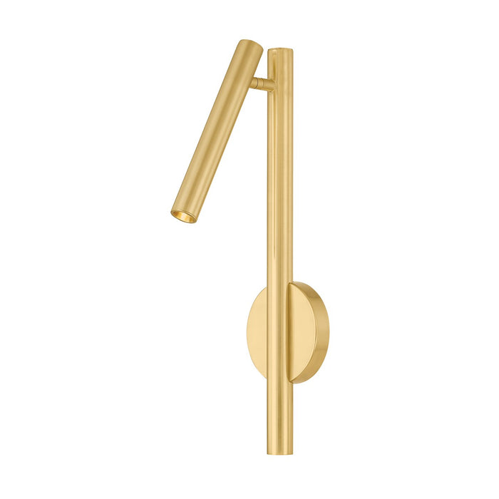 Hudson Valley 9022-AGB LED Wall Sconce, Aged Brass