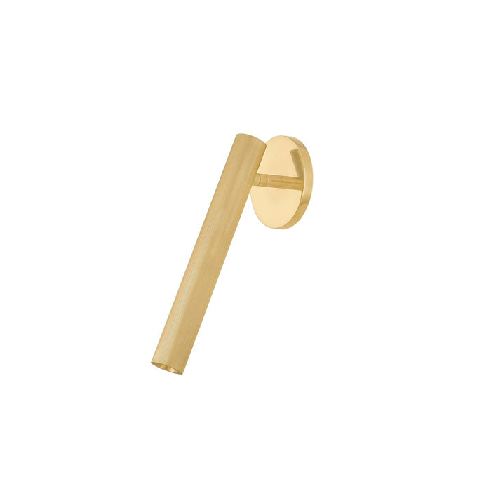 Hudson Valley 9141-AGB LED Wall Sconce, Aged Brass