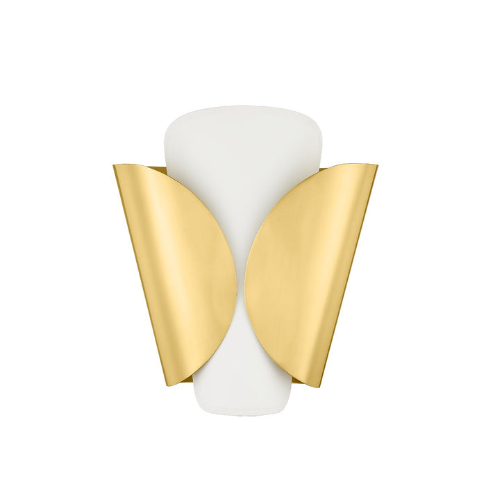Hudson Valley 9201-AGB-B One Light Wall Sconce, Aged Brass