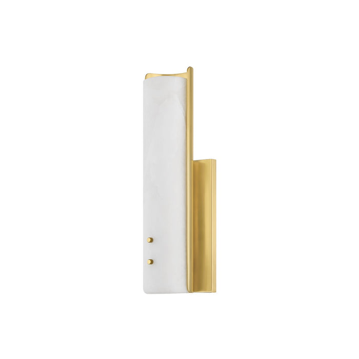 Hudson Valley 9715-AGB LED Wall Sconce, Aged Brass
