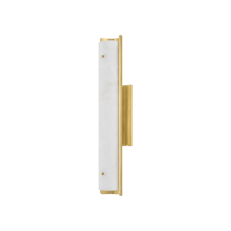 Hudson Valley 9723-AGB LED Wall Sconce, Aged Brass