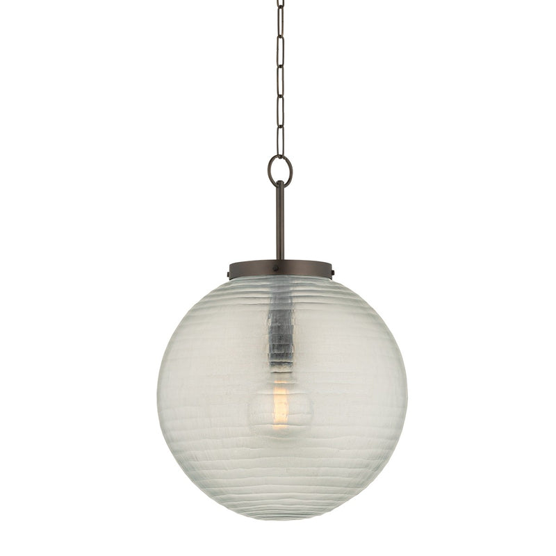 Hudson Valley 9920-DB One Light Pendant, Distressed Bronze