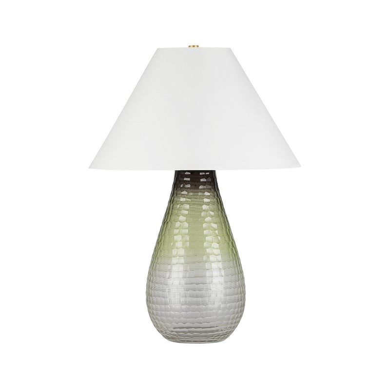 Hudson Valley L2728-AGB One Light Table Lamp, Aged Brass