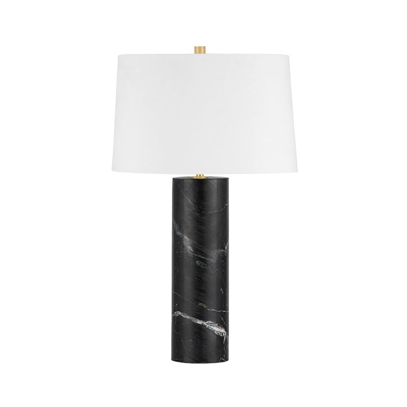 Hudson Valley L4632-AGB One Light Table Lamp, Aged Brass