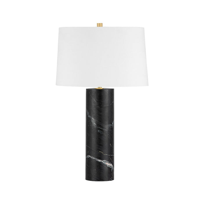 Hudson Valley L4632-AGB One Light Table Lamp, Aged Brass
