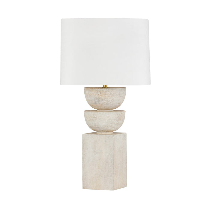 Hudson Valley L5131-AGB One Light Table Lamp, Aged Brass
