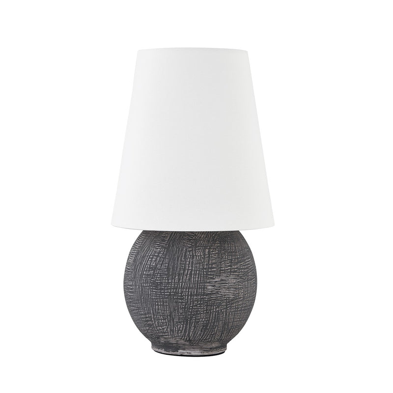 Hudson Valley L6741-AGB/CYS LED Table Lamp, Aged Brass/Ceramic Greystone