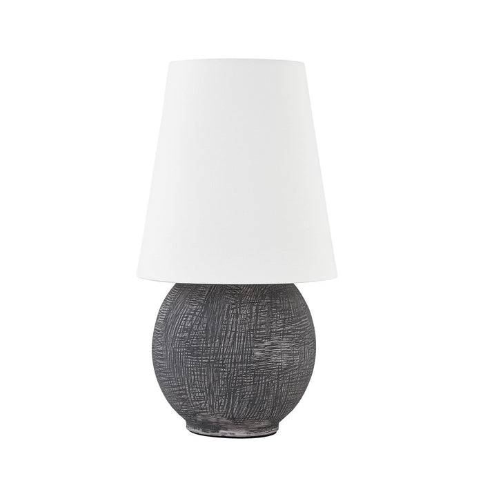 Hudson Valley L6741-AGB/CYS LED Table Lamp, Aged Brass/Ceramic Greystone