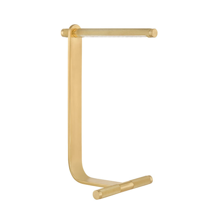 Hudson Valley L7218-AGB LED Table Lamp, Aged Brass