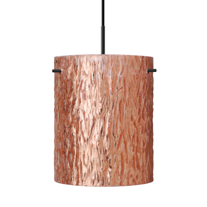 Besa 1JC-4006CS-BK One Light Pendant, Black