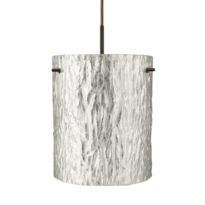 Besa 1JC-4006SS-BR One Light Pendant, Bronze
