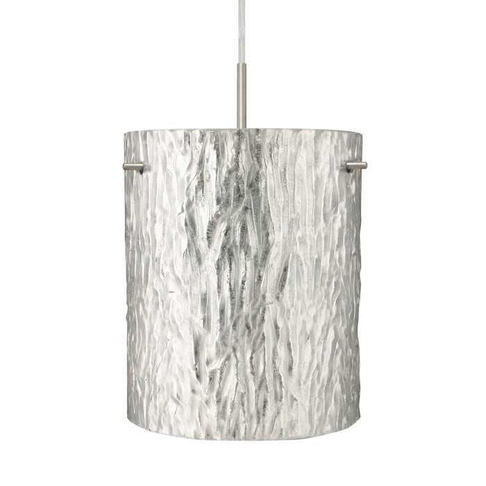 Besa 1JC-4006SS-SN One Light Pendant, Black