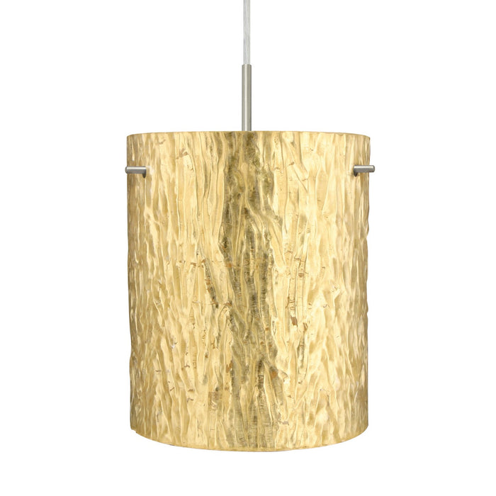 Besa 1JC-4006GS-SN One Light Pendant, Black
