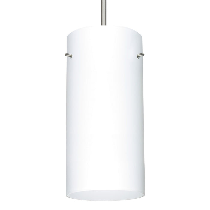 Besa 1JC-412007-LED-SN LED Pendant, Satin Nickel