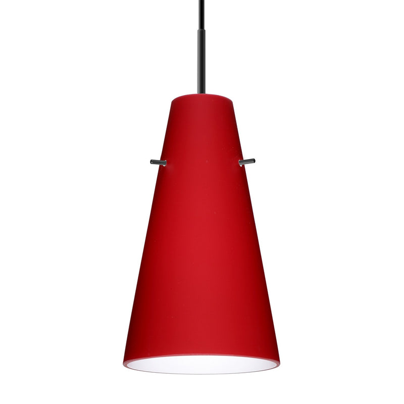 Besa 1JC-4124RM-BK One Light Pendant, Black