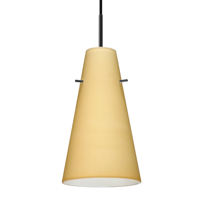 Besa 1JC-4124VM-BK One Light Pendant, Black