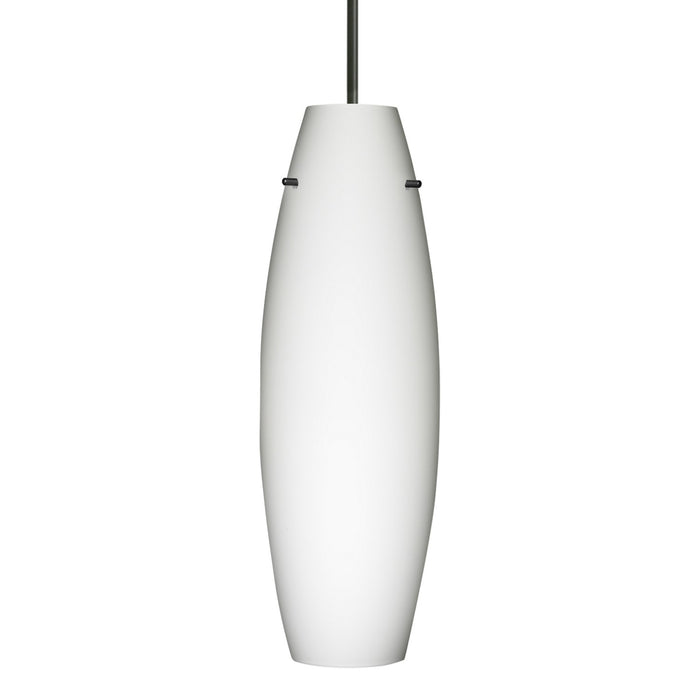 Besa 1JC-412707-BK One Light Pendant, Black