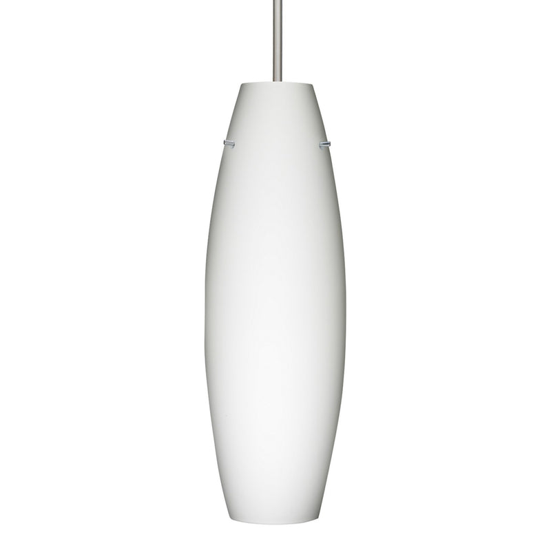 Besa 1JC-412707-LED-SN LED Pendant, Satin Nickel