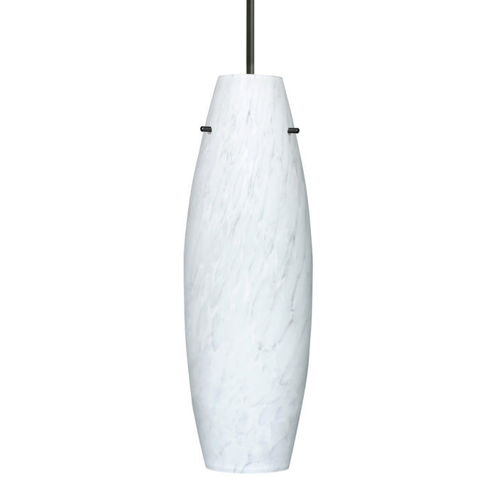 Besa 1JC-412719-BK One Light Pendant, Black