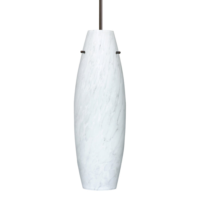 Besa 1JC-412719-BR One Light Pendant, Bronze