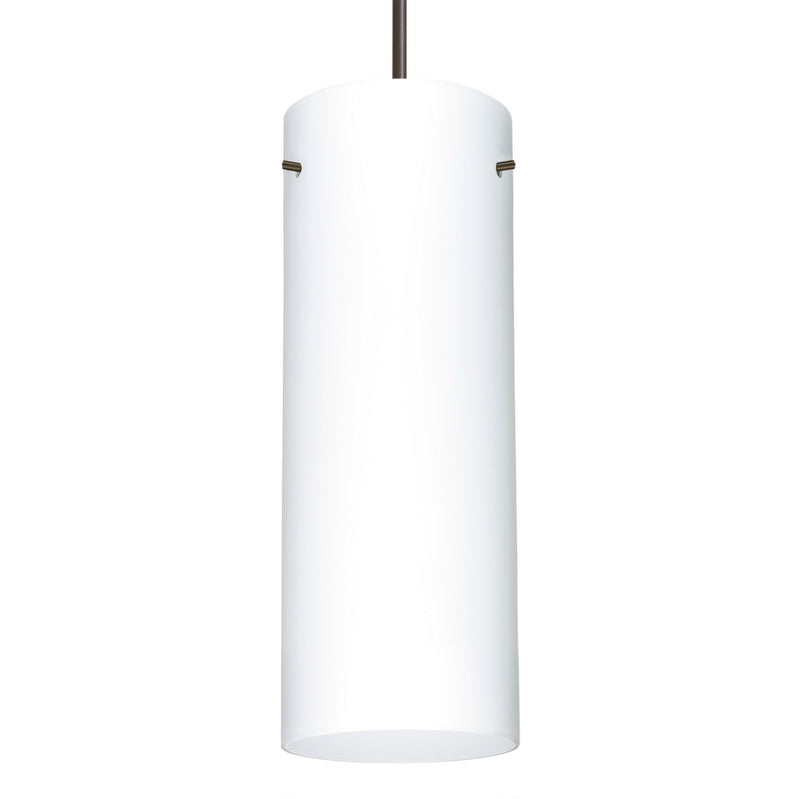 Besa 1JC-412807-BR One Light Pendant, Bronze