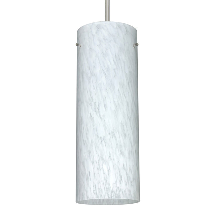 Besa 1JC-412819-LED-SN LED Pendant, Satin Nickel