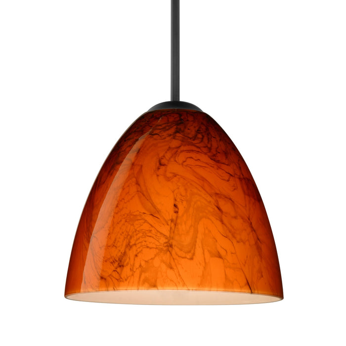 Besa 1JC-4470HB-LED-BK LED Pendant, Black