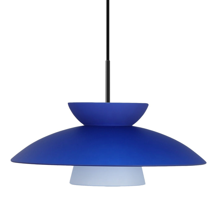 Besa 1JC-451323-BK One Light Pendant, Black
