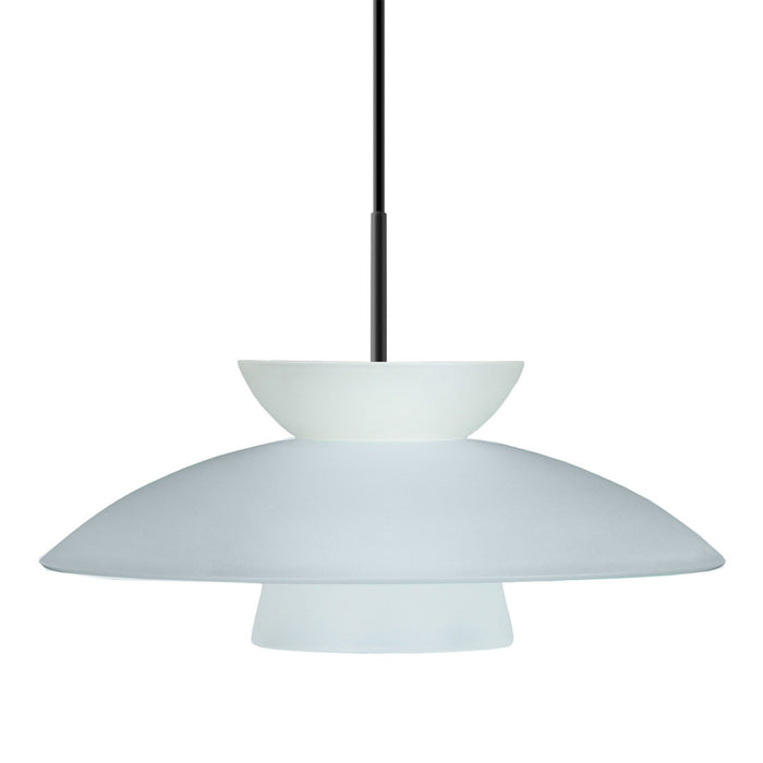 Besa 1JC-451325-LED-BK LED Pendant, Black