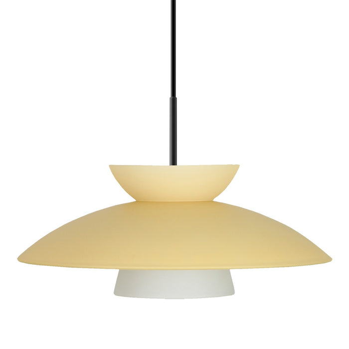 Besa 1JC-451397-BK One Light Pendant, Black