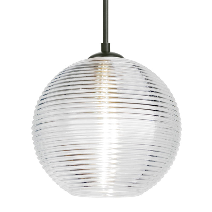 Besa 1JC-461600-BK One Light Pendant, Black