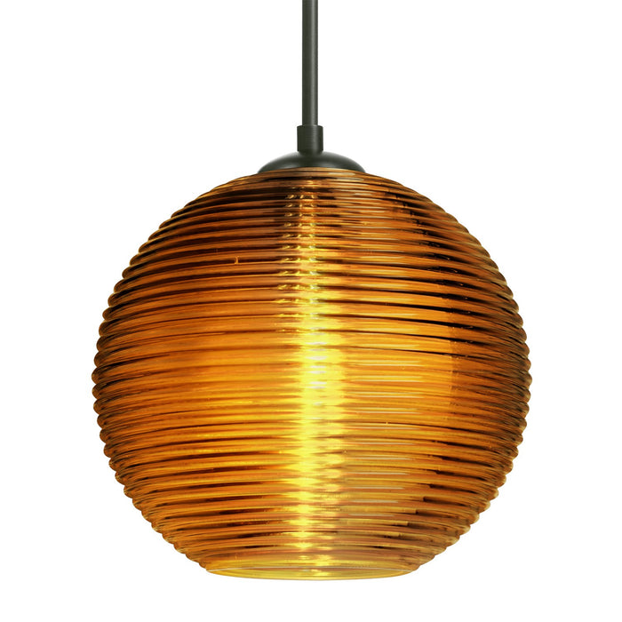 Besa 1JC-461682-BK One Light Pendant, Black