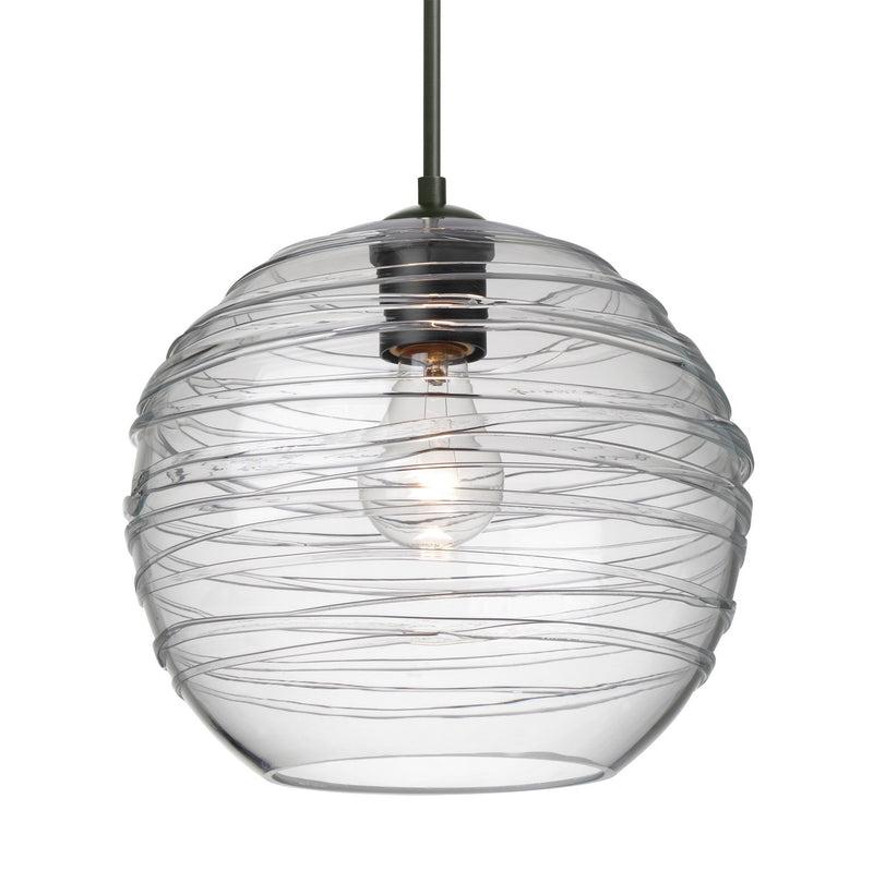 Besa 1JC-462761-EDIL-BK LED Pendant, Black