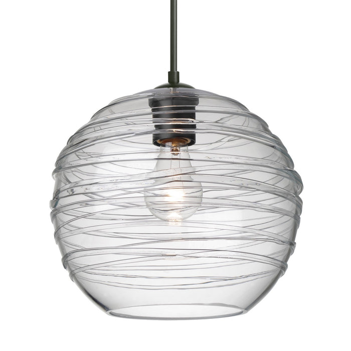 Besa 1JC-462761-EDIL-BK LED Pendant, Black