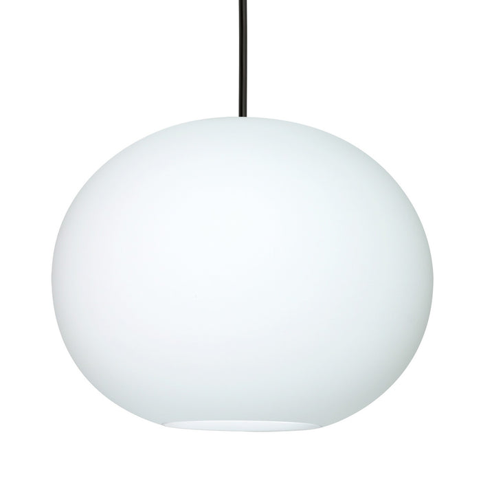 Besa 1JC-477507-LED-BK LED Pendant, Black