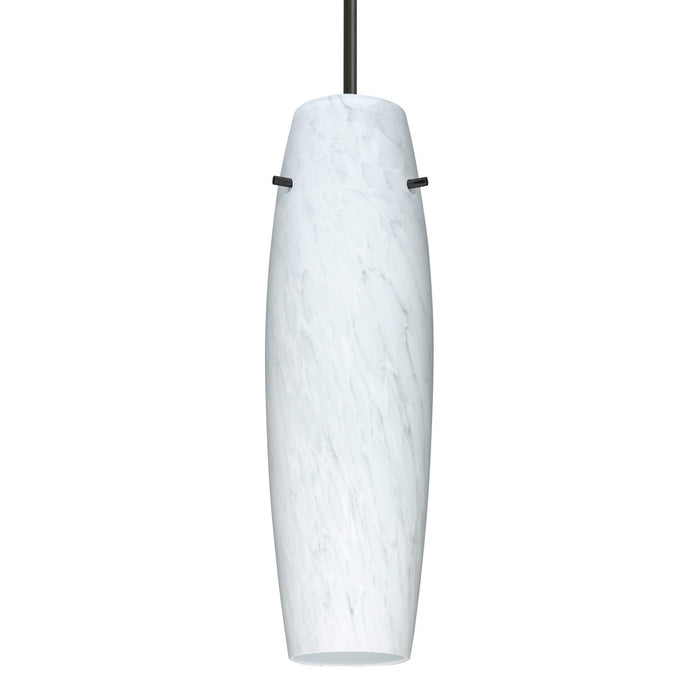 Besa 1JC-489719-BK One Light Pendant, Black